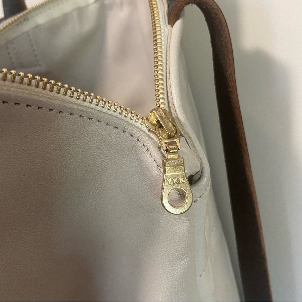 RARE Sord WHITE Leather Minimalist Backpack - Picture 9 of 11